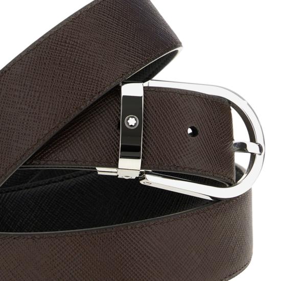 26SS 몽블랑 가죽 벨트 222139BLACK EBONY Black - MONTBLANC