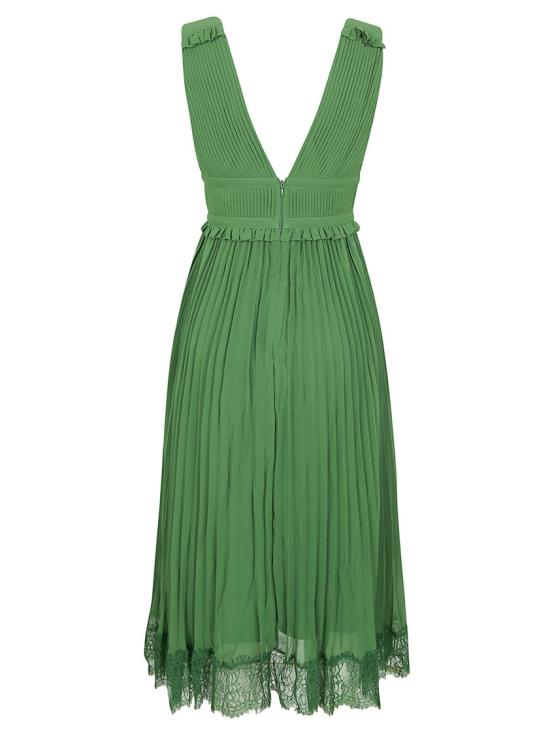 26SS 셀프 포트레이트 롱 원피스 RS26 215M Green - SELF PORTRAIT