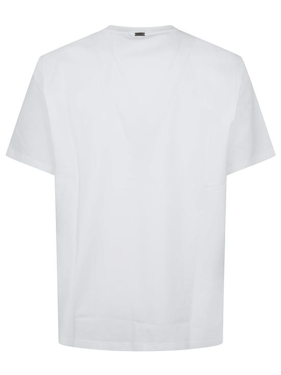 26SS 에르노 반팔 티셔츠 JG000174U 52003 White - HERNO
