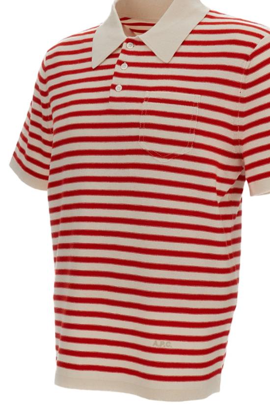 26SS 아페쎄 폴로 티셔츠 COHNXH23476TAW Neutrals - A.P.C.