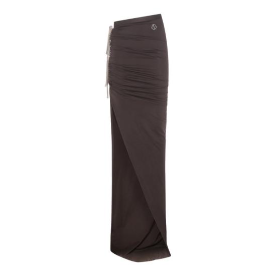 26SS 릭오웬스 몽클레어 롱 스커트 MU01F8H0289AHD256 Black