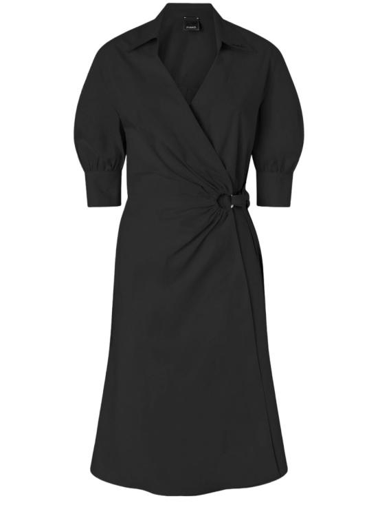 26SS 핑코 미디 원피스 106602A35QZ99 Black