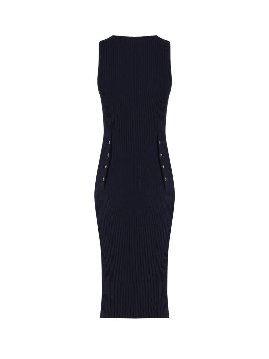 26SS 보테가베네타 미디 원피스 739155 V2R304246 Blue - BOTTEGA VENETA