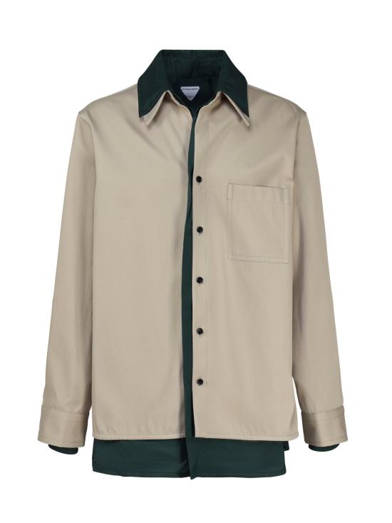 25FW 보테가베네타 셔츠 739115 V2T103017 TRAVERTINE INKWELL