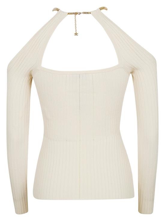 26SS 엘리자베타프랜치 긴팔 티셔츠 MK89S61E2 Neutrals - ELISABETTA FRANCHI