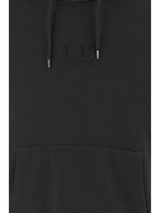 26SS 씨피 컴퍼니 후드 티셔츠 20CMSS037B110044G999 Black - C.P. COMPANY