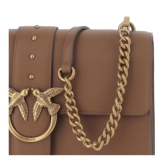 26SS 핑코 숄더백 105857A0F1L17Q Brown - PINKO