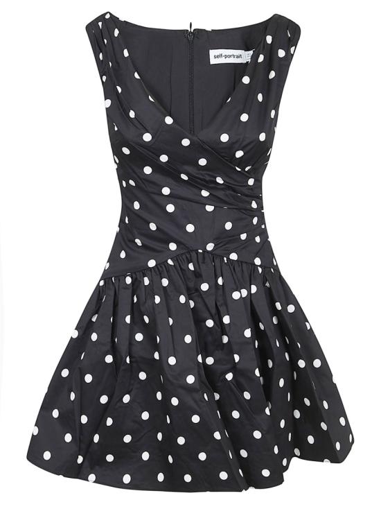 26SS 셀프 포트레이트 숏 원피스 RS26 209S Black