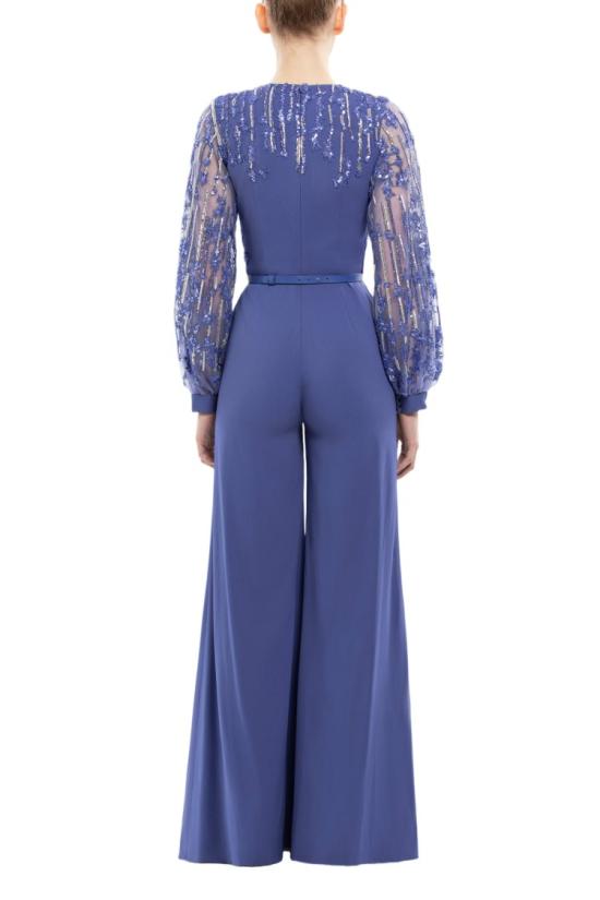  사이드 코베이시 점프수트 크레이프 비즈 장식 - SAIID KOBEISY