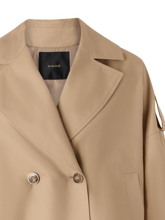 26SS 핑코 코트 106325A1PRD41 Neutrals - PINKO