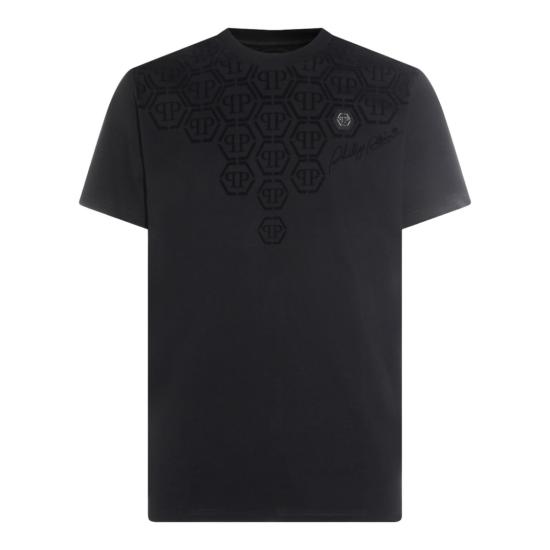 26SS 필립 플레인 반팔 티셔츠 SAFCMTK8682PJY002N02 Black