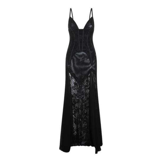 26SS Nissa 롱 원피스 RRS16330BLACK Black
