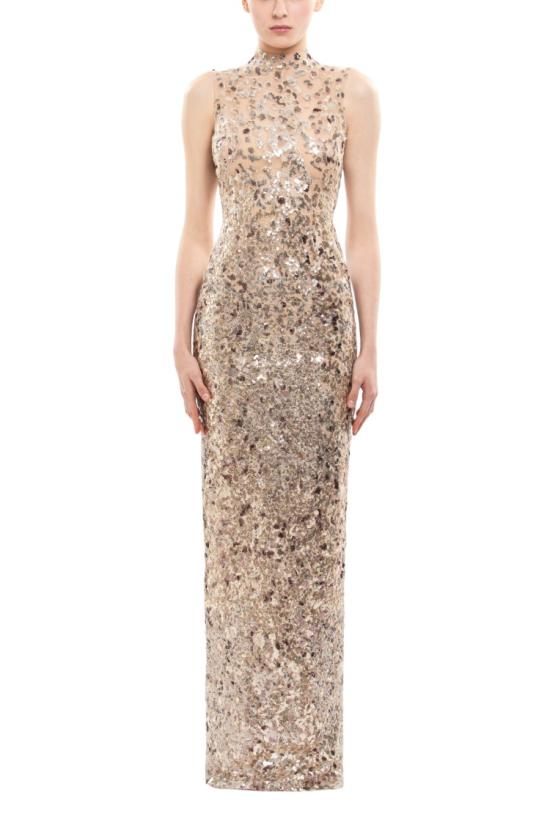  사이드 코베이시 롱 원피스 스팽글 자수 롱 드레스 - SAIID KOBEISY
