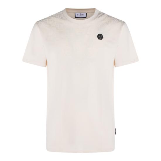 26SS 필립 플레인 반팔 티셔츠 SAFCMTK8682PJY002N06 Neutrals