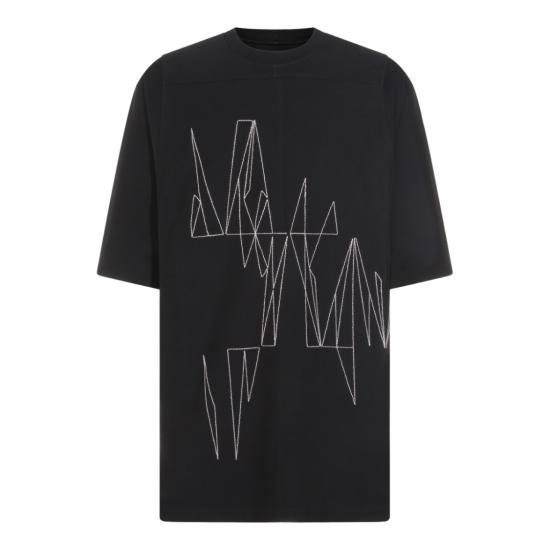 26SS 릭오웬스 몽클레어 반팔 티셔츠 MU01F8C0489B7R999 Black