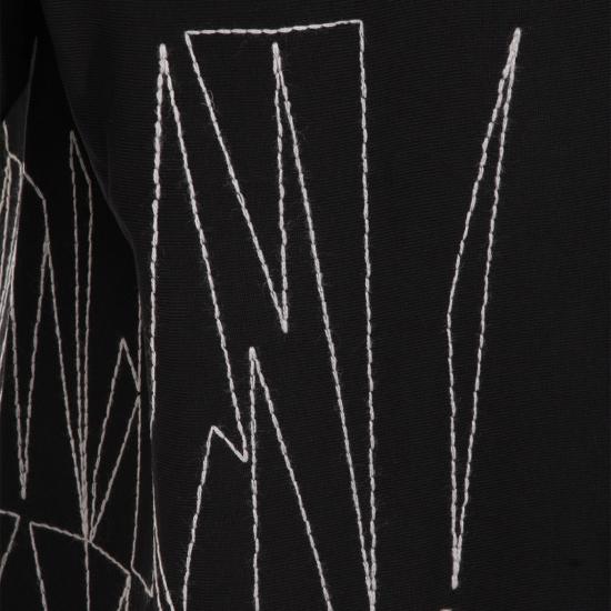 26SS 릭오웬스 몽클레어 반팔 티셔츠 MU01F8C0489B7R999 Black - RICK OWENS MONCLER