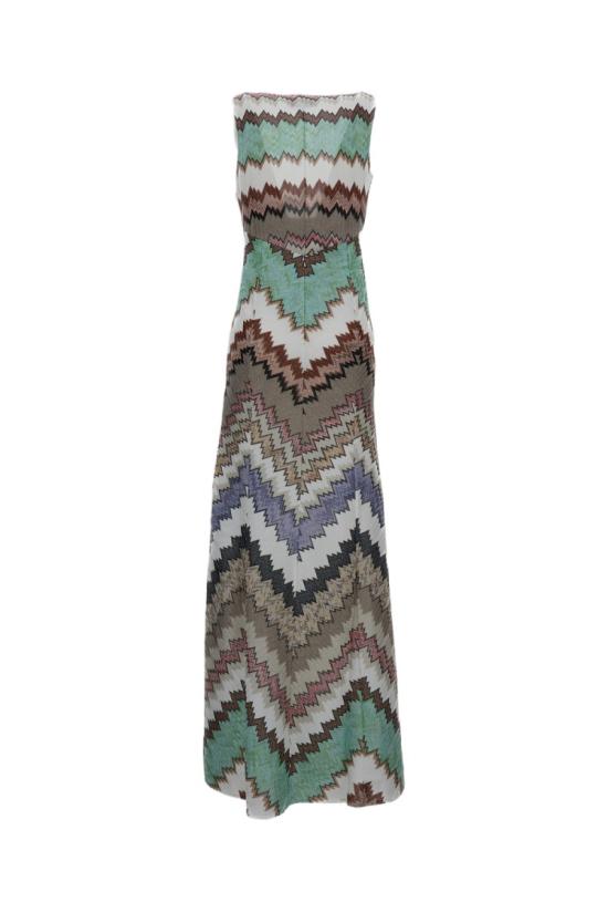 26SS 미소니 롱 원피스 DS26SG1YBR014WSM9Y3 Neutrals - MISSONI