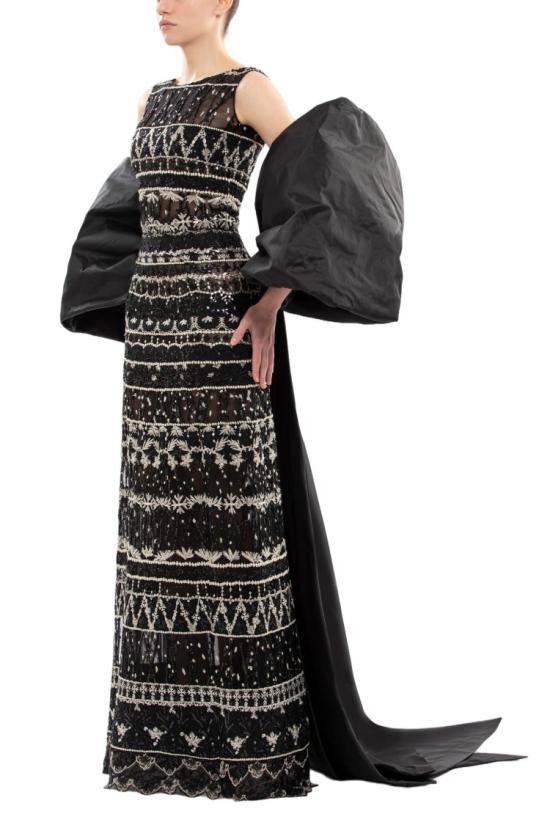  사이드 코베이시 코트 보우 케이프 - SAIID KOBEISY