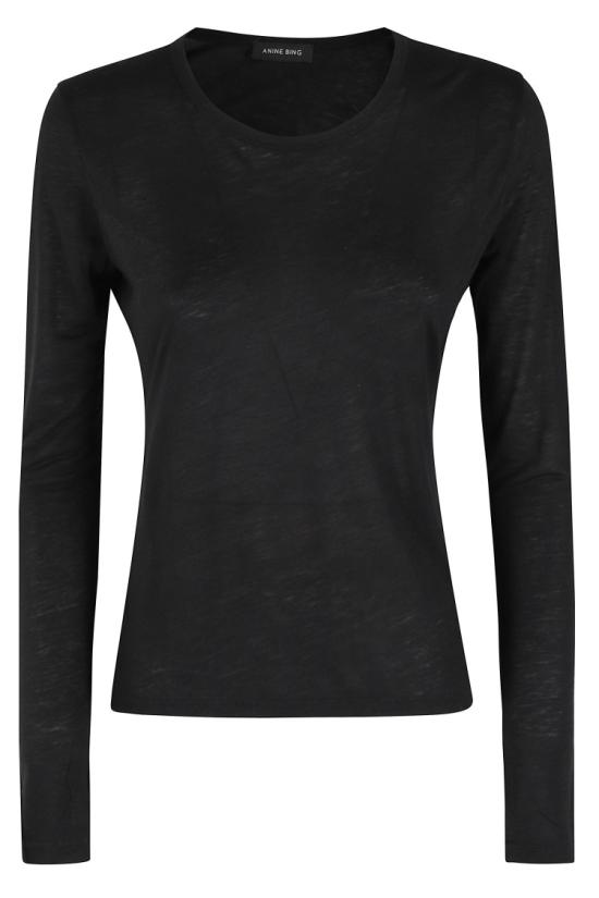 25FW 애니빙 긴팔 티셔츠 A 08 11501 097 Black