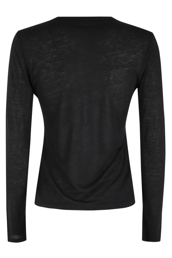 25FW 애니빙 긴팔 티셔츠 A 08 11501 097 Black - ANINE BING