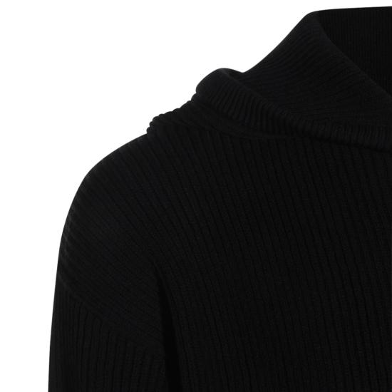 26SS 릭 오웬스 후드 티셔츠 RU01F2614KWVH09 Black - RICK OWENS