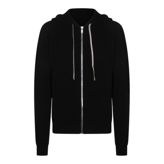 26SS 릭 오웬스 후드 티셔츠 RU01F2614KWVH09 Black