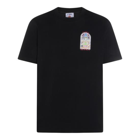 26SS 카사블랑카 반팔 티셔츠 MSS26JTS00109 Black