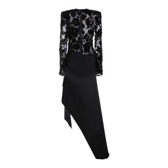 26SS Nissa 미디 원피스 RRS16262BLACK Black - NISSA