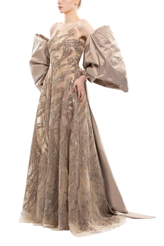  사이드 코베이시 코트 보우 케이프 - SAIID KOBEISY