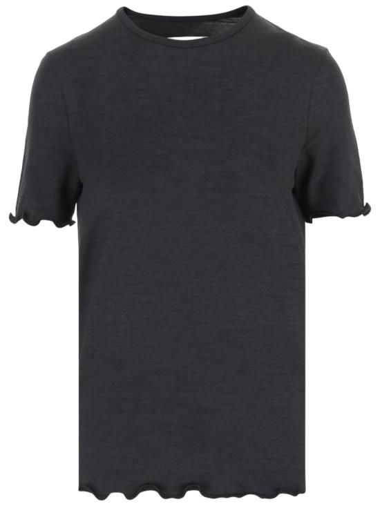 26SS 질샌더 반팔 티셔츠 J01NF0006J20341001 Black