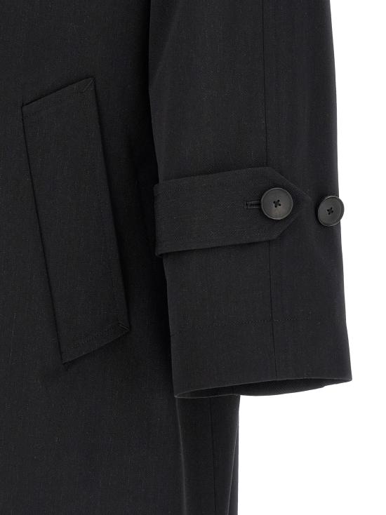 26SS 오라리 트렌치 코트 A26SC01MGTOPBLACK Black - AURALEE