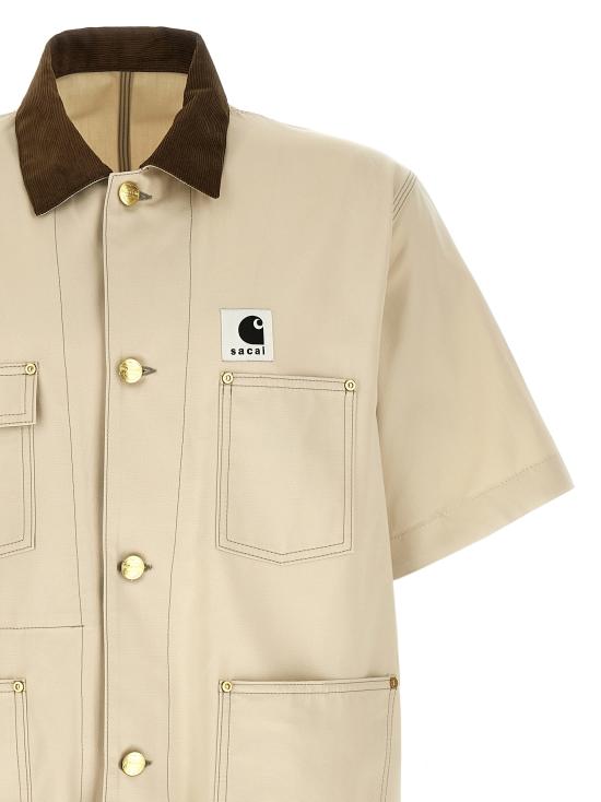 26SS 사카이 긴팔 셔츠 2603991M199 Beige - SACAI
