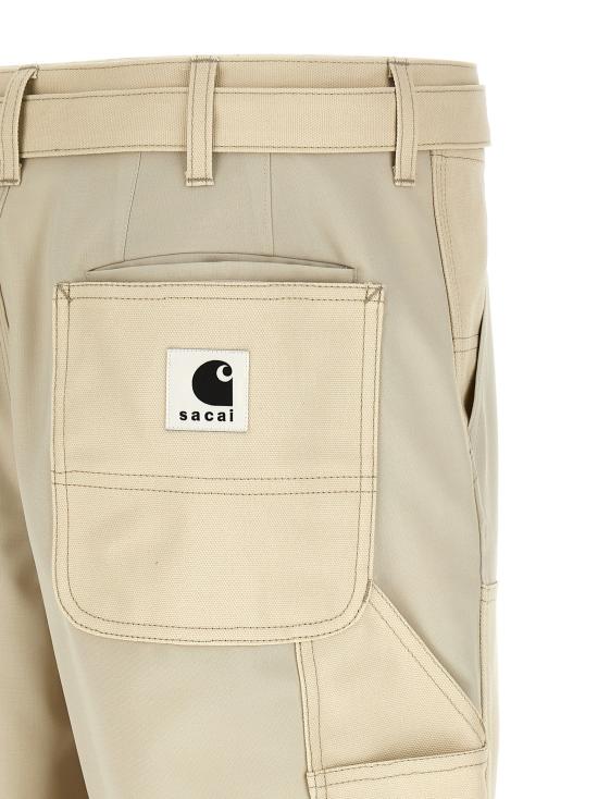 26SS 사카이 스트레이트 팬츠 2603993M199 Beige - SACAI