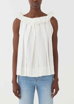 26SS 엘레 긴팔 티셔츠 SS260148 BIANCO - ELEH