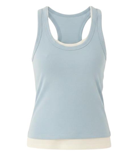 26SS 엘레 긴팔 티셔츠 SS260250 CELESTE