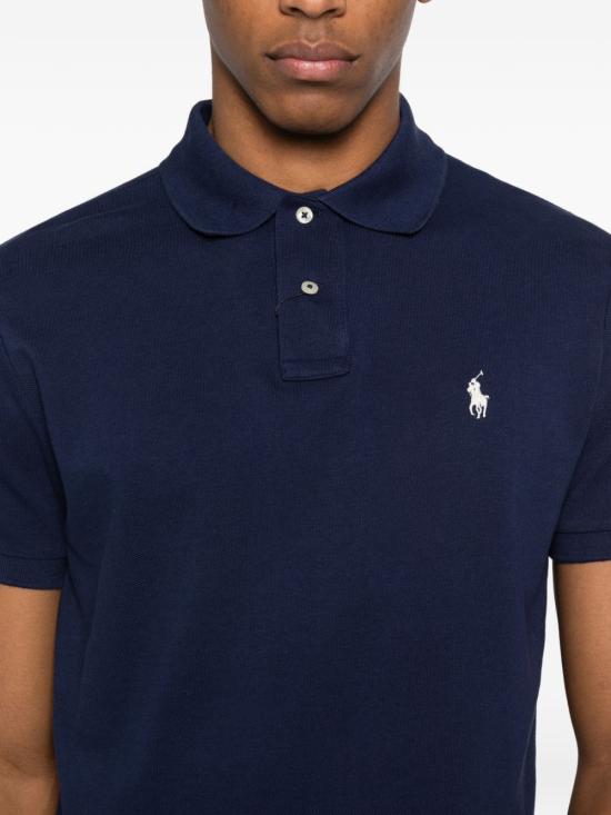 26SS 랄프 로렌 폴로 티셔츠 710680784517 NEWPORT NAVY CREAM PP - RALPH LAUREN