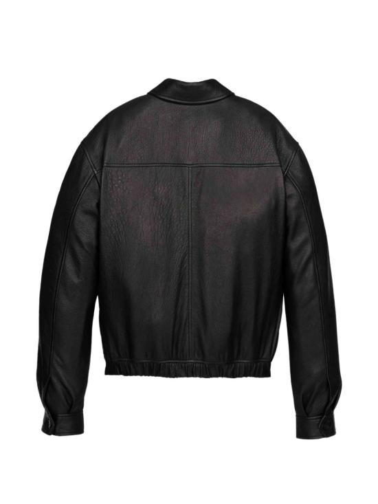 26SS 생로랑 버블 램스킨 쇼트 재킷 859948 YCNF21000 Noir - SAINT LAURENT