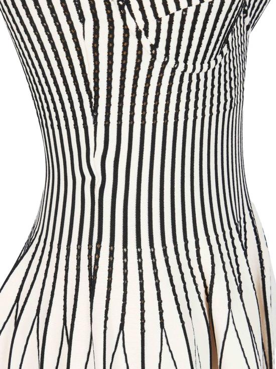 26SS 엘리자베타프랜치 미디 원피스 AM27S62E2 E84 Burro nero - ELISABETTA FRANCHI