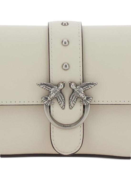 26SS 핑코 크로스백 105353 A0QOZ14O Bianco silver - PINKO