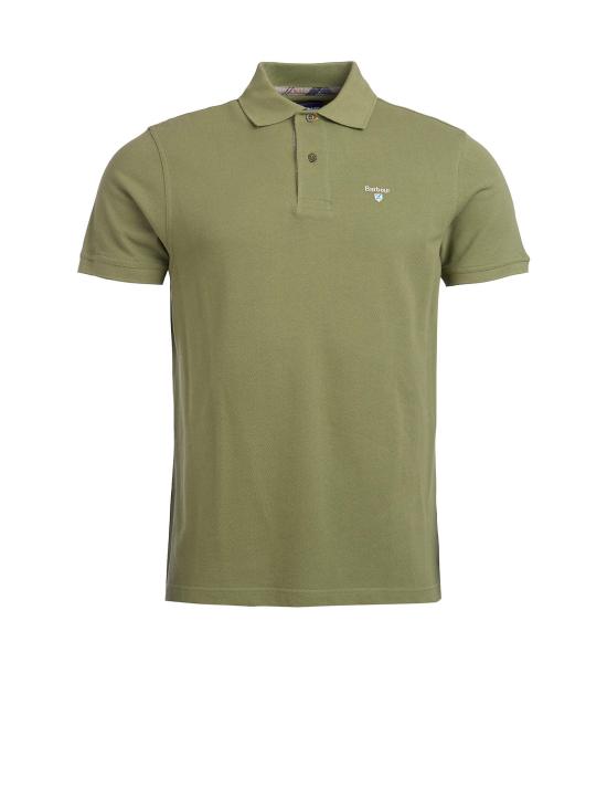 26SS 바버 폴로 티셔츠 MML0012 OL39 BURNT OLIVE