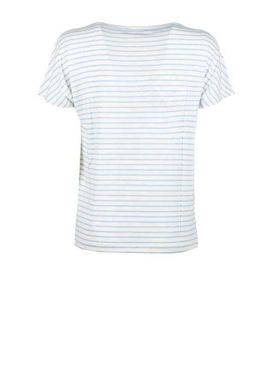 26SS 엠므 마렐라 반팔 티셔츠 2615971021200 FERVIDA006 RIGA AZZURRA - EMME MARELLA