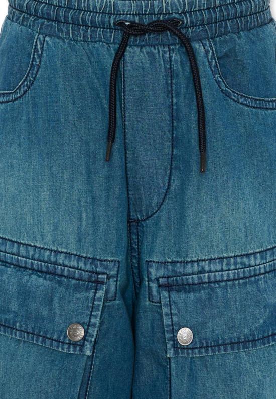 26SS [키즈] 디젤 쇼츠/버뮤다 J02555 KXBRY K01 DENIM - DIESEL