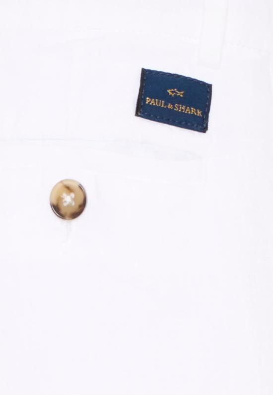 26SS [키즈] 폴앤샤크 쇼츠/버뮤다 WUQ001 LUC01 10101 WHITE - PAUL & SHARK