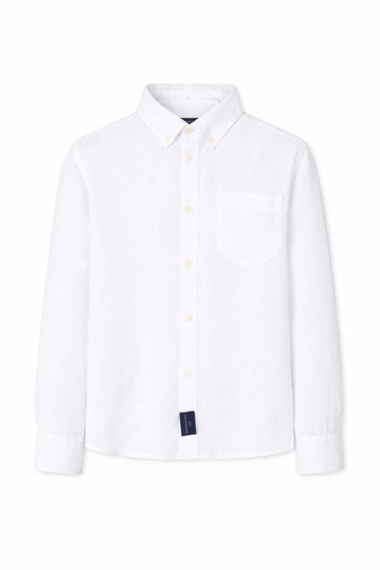 26SS [키즈] Paul & shark junior 셔츠 WUC001 LUC01 10101 WHITE - PAUL & SHARK