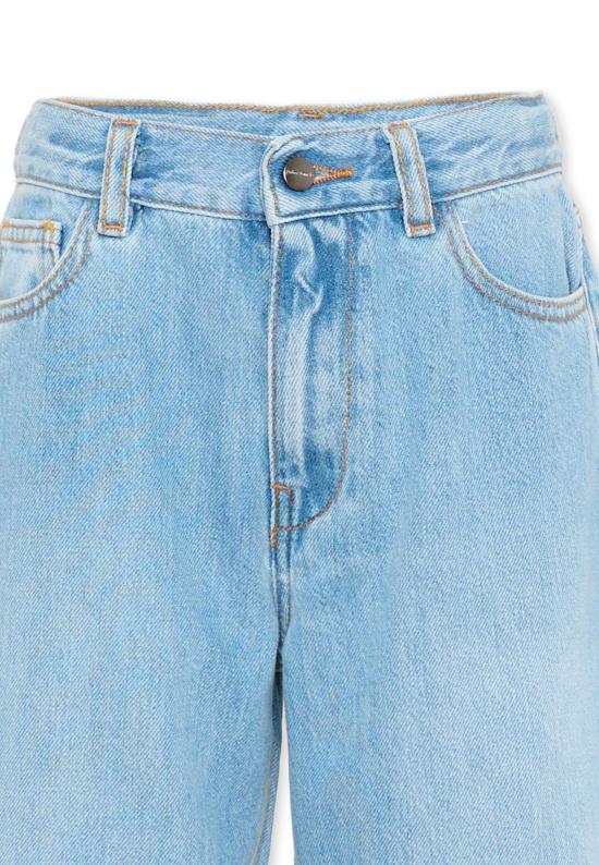 26SS [키즈] 팜앤젤스 쇼츠/버뮤다 PGYB004S26DEN001 050 DENIM - PALM ANGELS