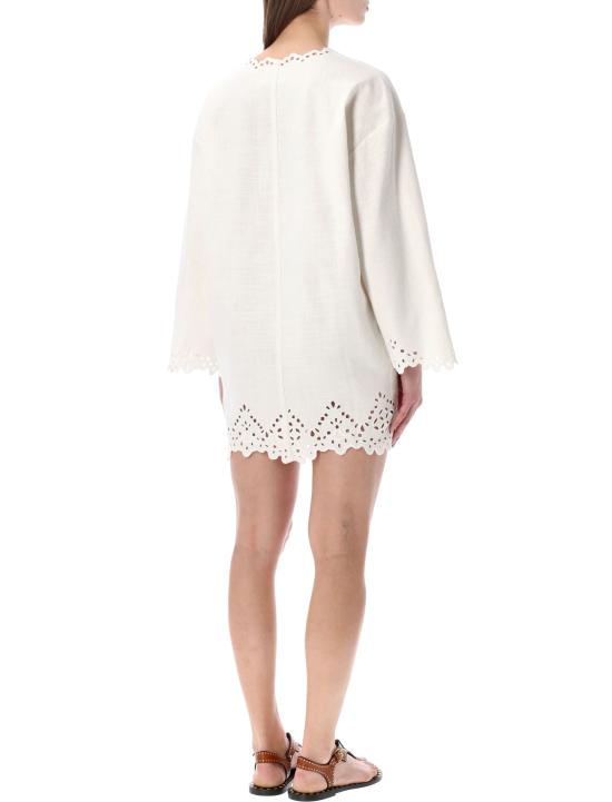 26SS 이자벨마랑에뚜왈 미디 원피스 RO0653FBD1J04E 20WH Bianco - ISABEL MARANT ETOILE