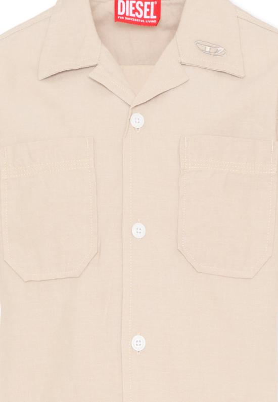 26SS [키즈] 디젤 셔츠 J02671 KXBSN K141 BEIGE - DIESEL