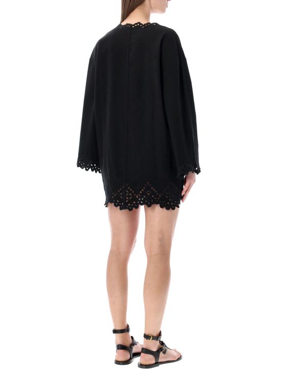 26SS 이자벨마랑에뚜왈 미디 원피스 RO0653FBD1J04E 02FK FADED BLACK - ISABEL MARANT ETOILE