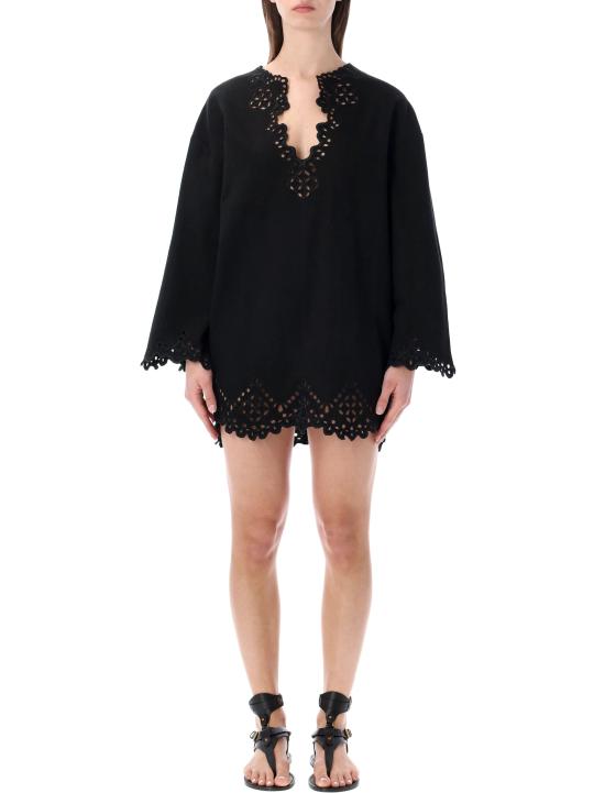 26SS 이자벨마랑에뚜왈 미디 원피스 RO0653FBD1J04E 02FK FADED BLACK