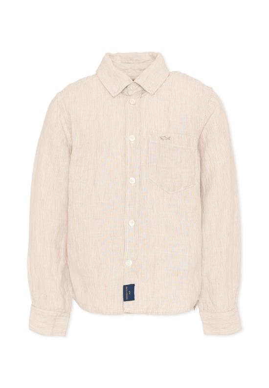 26SS [키즈] Paul & shark junior 셔츠 WUC000 LUE02 80224 WHITE